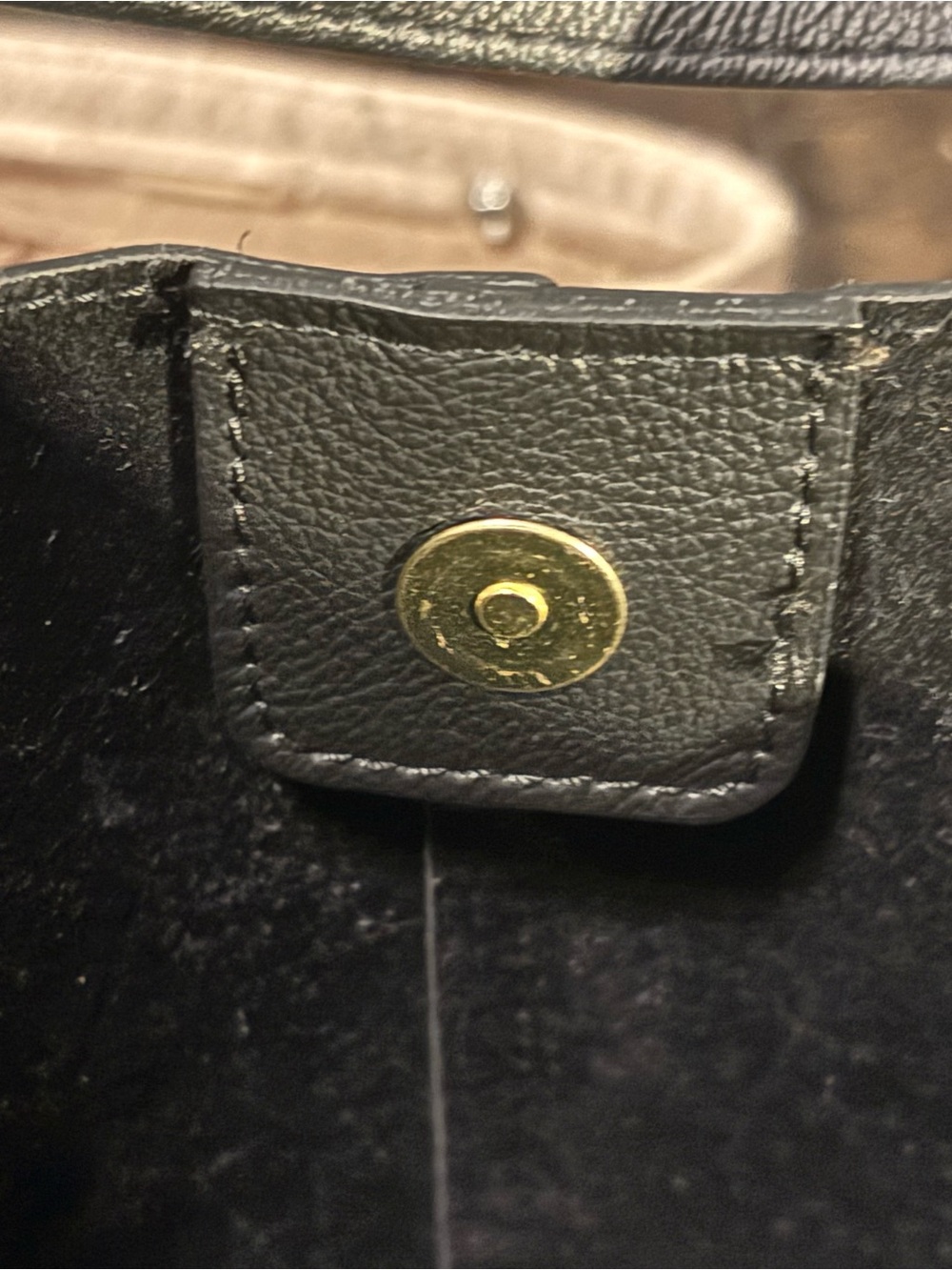 Black Leather Tote Bag Made in Italy - Picture 16 of 16